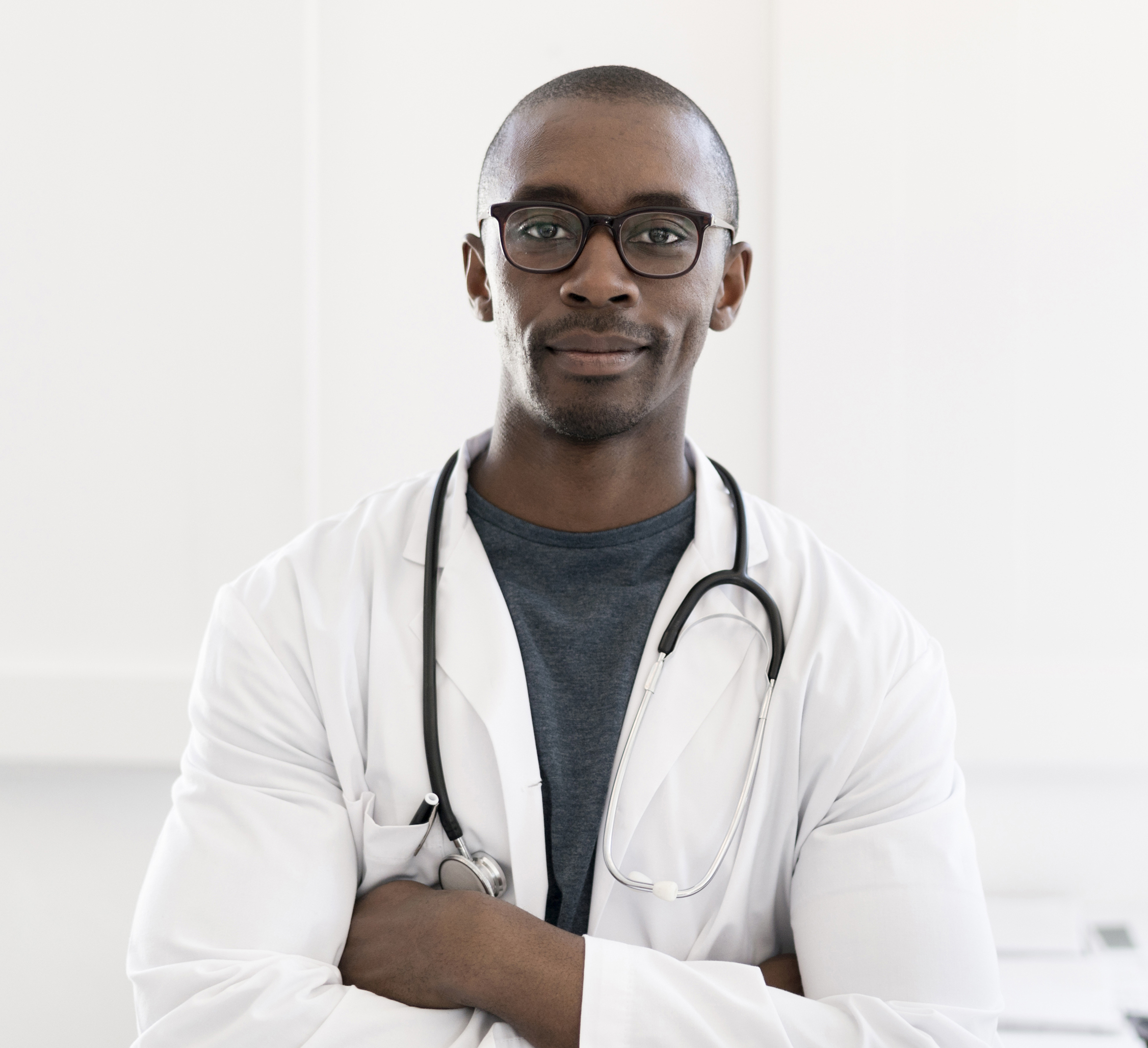 A young doctor using Sherwood